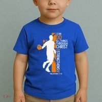 Christian Basketball Cross I Can Do All Things Through Jesus Toddler T-Shirt thumb 2