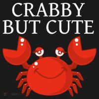 Crabby But Cute Crab Clothing Gift Decor Gift Backpack thumb 2