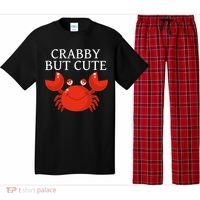 Crabby But Cute Crab Clothing Gift Decor Gift Pajama Set thumb 0