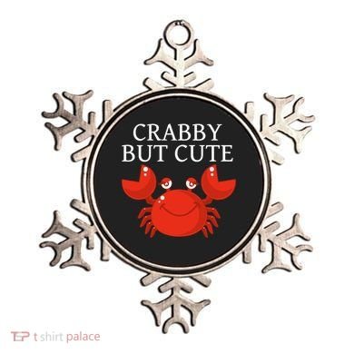 Crabby But Cute Crab Clothing Gift Decor Gift Ornament