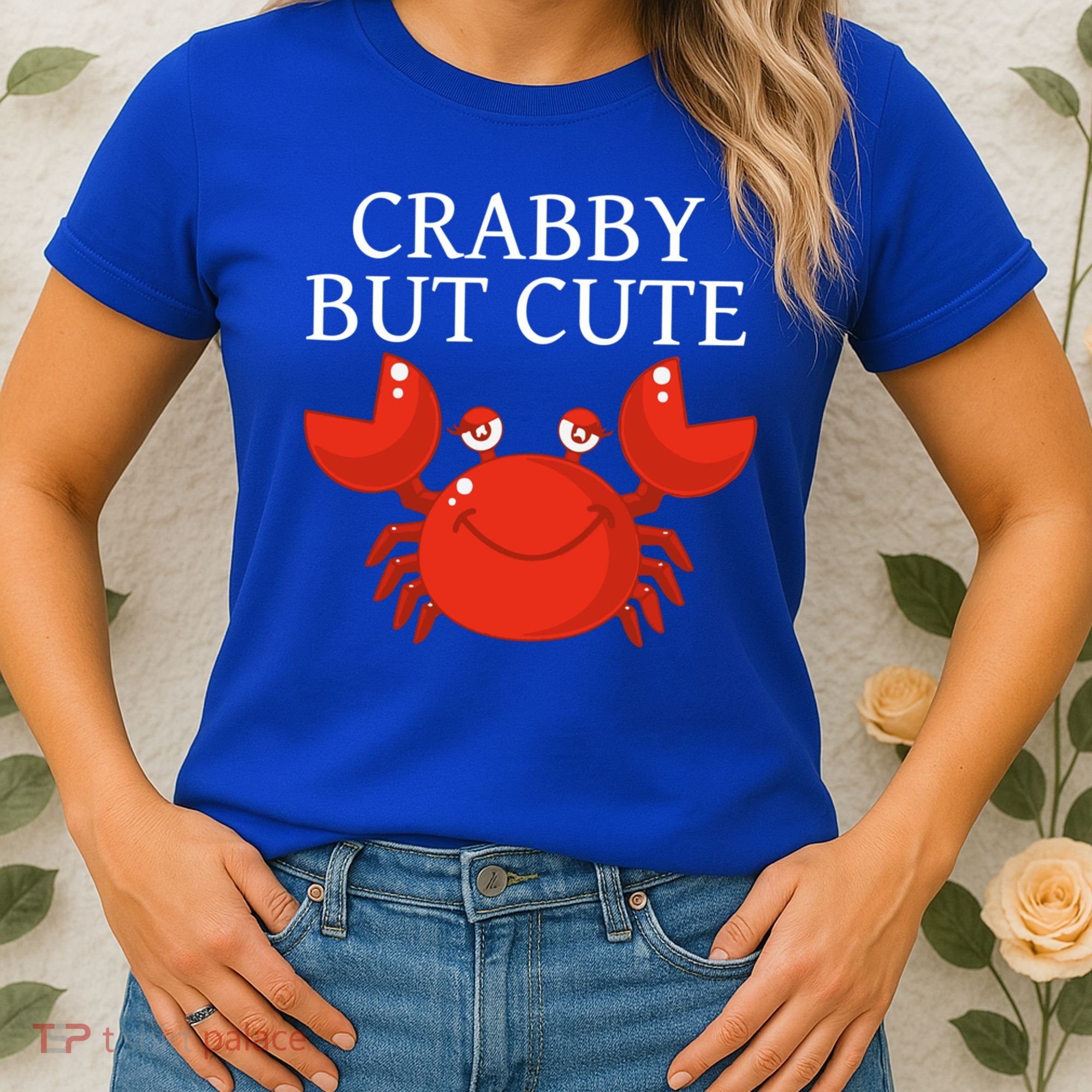 Crabby But Cute Crab Clothing Gift Decor Gift Women's T-Shirt