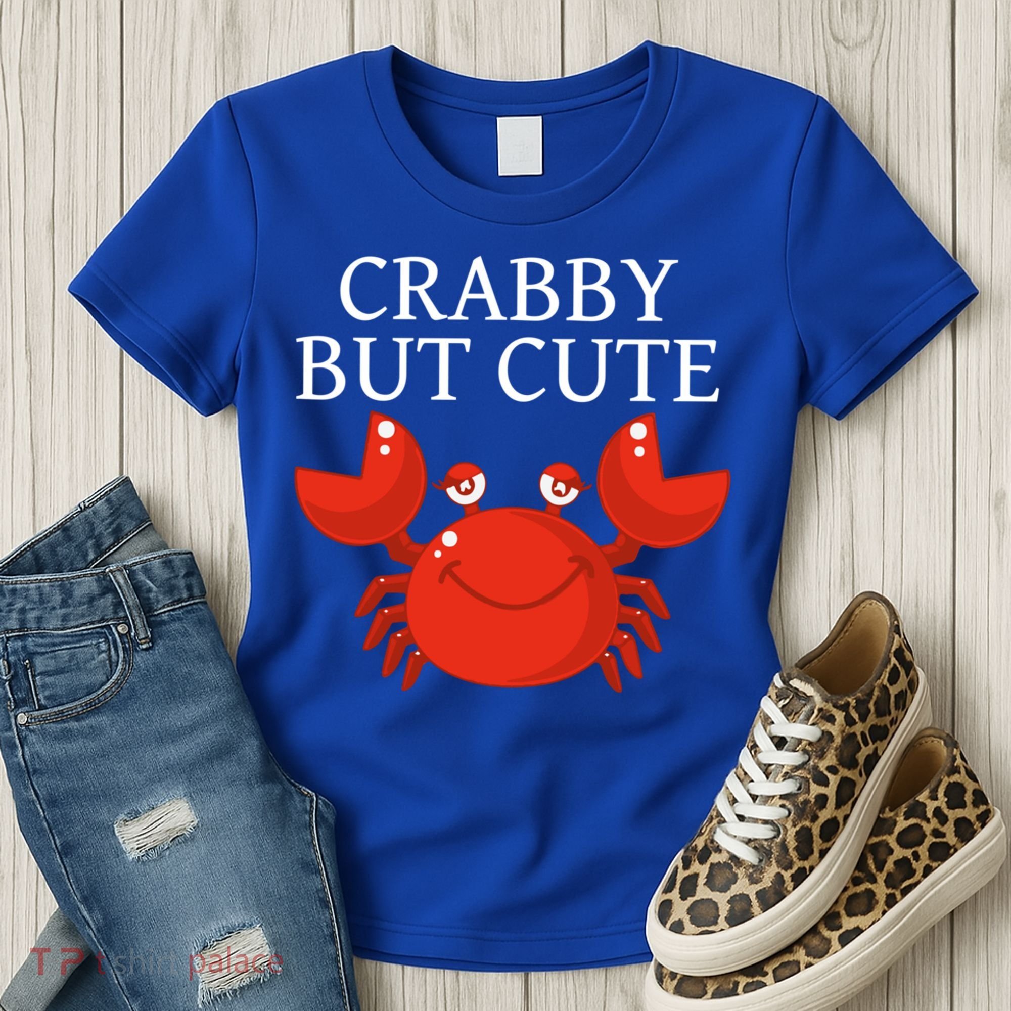 Crabby But Cute Crab Clothing Gift Decor Gift Women's T-Shirt