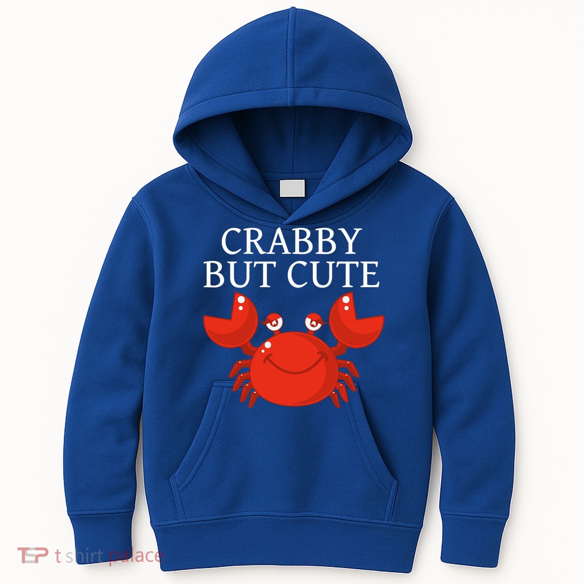 Crabby But Cute Crab Clothing Gift Decor Gift Kids Hoodie