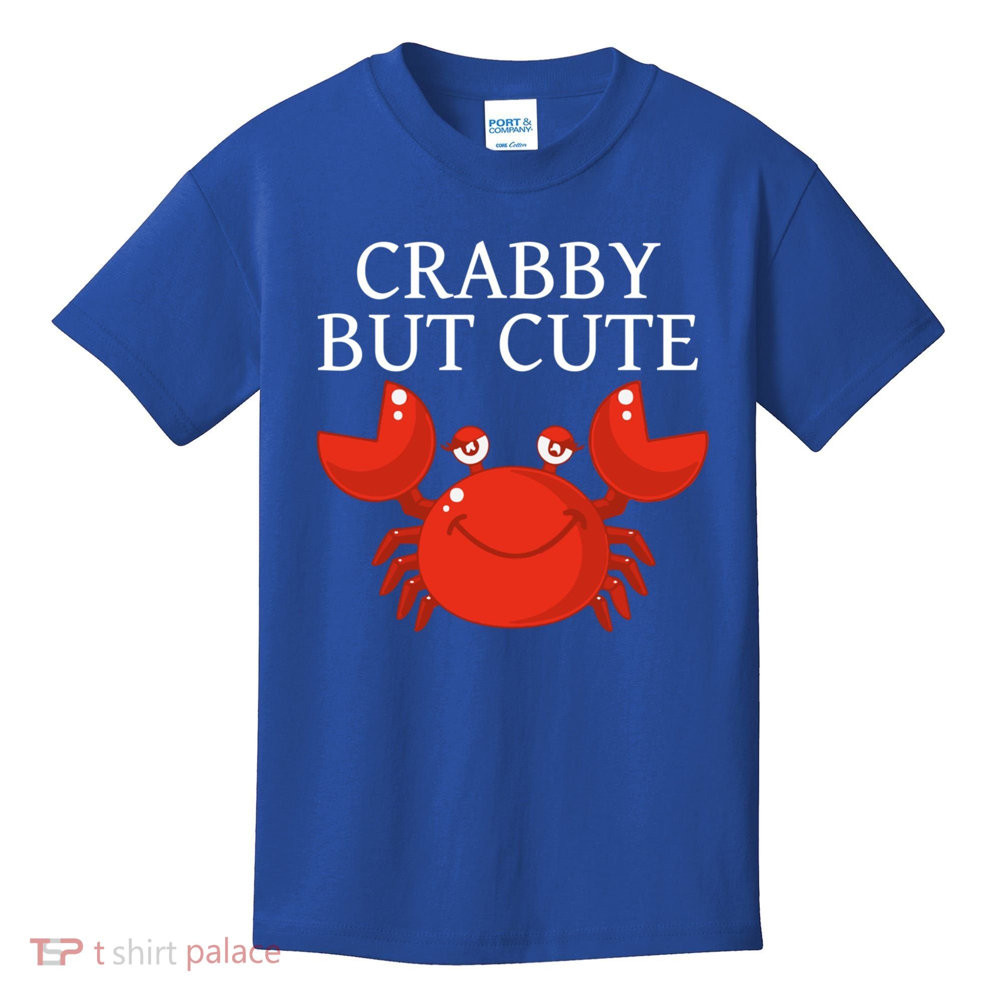 Crabby But Cute Crab Clothing Gift Decor Gift Kids T-Shirt