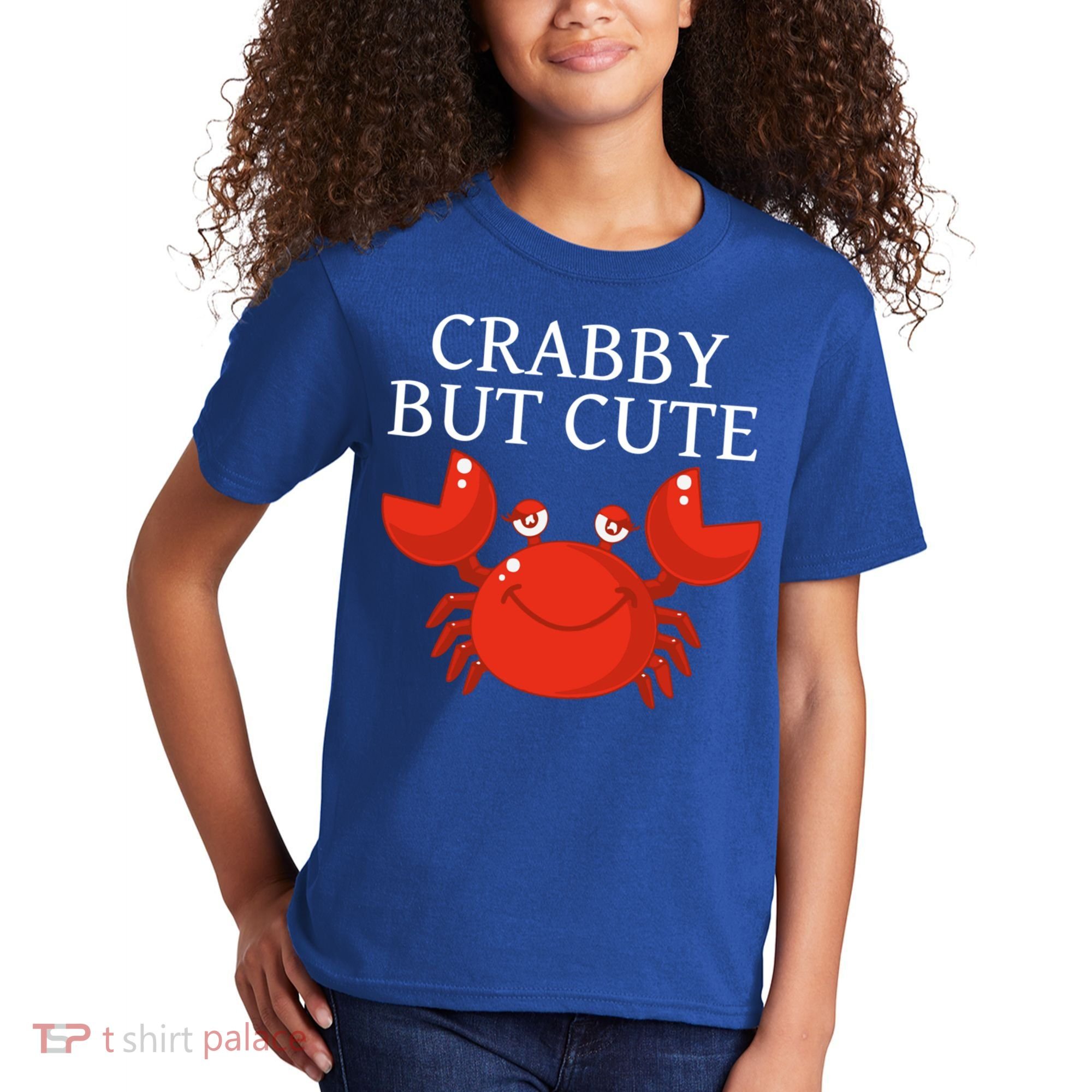 Crabby But Cute Crab Clothing Gift Decor Gift Kids T-Shirt
