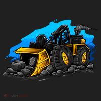 Cartoon Bulldozer Women's Sweatshirt thumb 2