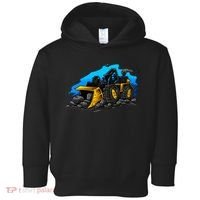 Cartoon Bulldozer Toddler Hoodie thumb 0