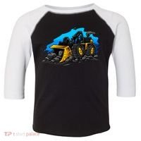 Cartoon Bulldozer Toddler Fine Jersey T-Shirt thumb 0