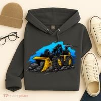 Cartoon Bulldozer Hoodie thumb 4