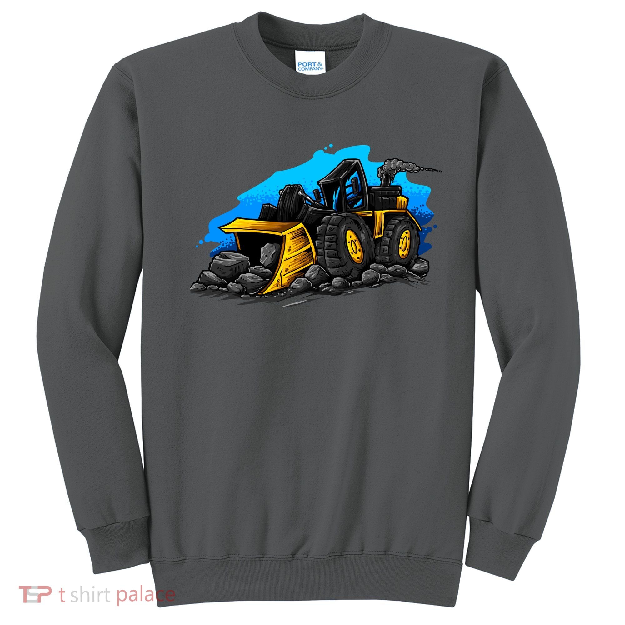 Cartoon Bulldozer Sweatshirt