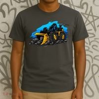 Cartoon Bulldozer T-Shirt thumb 3