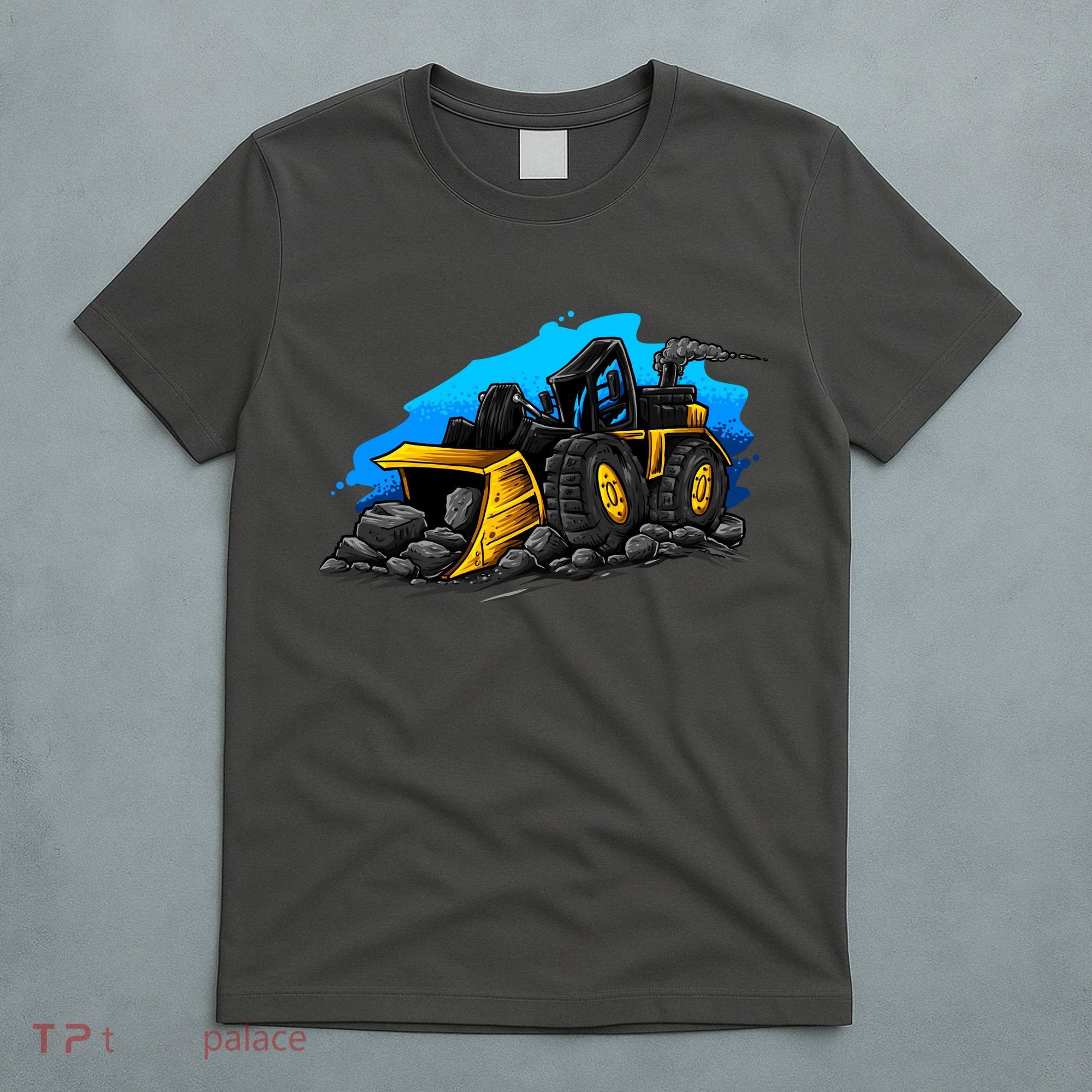 Cartoon Bulldozer T-Shirt