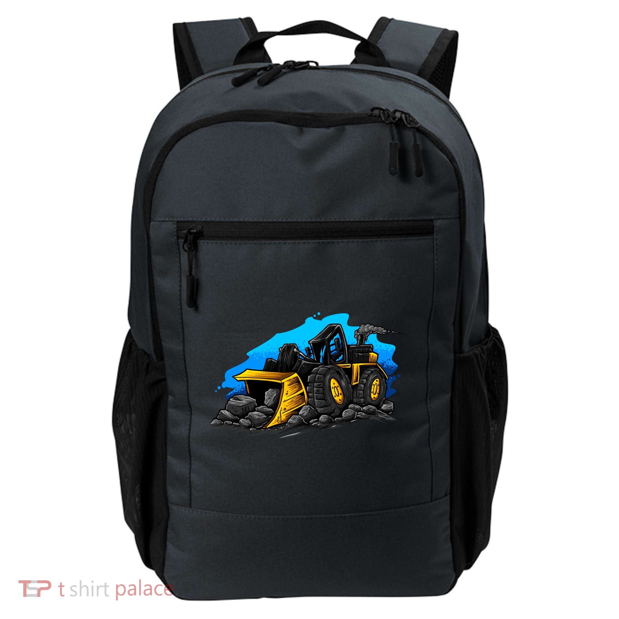Cartoon Bulldozer Backpack