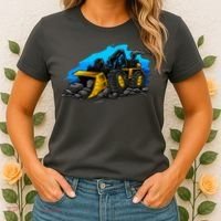 Cartoon Bulldozer Women's T-Shirt thumb 2