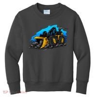 Cartoon Bulldozer Kids Sweatshirt thumb 0