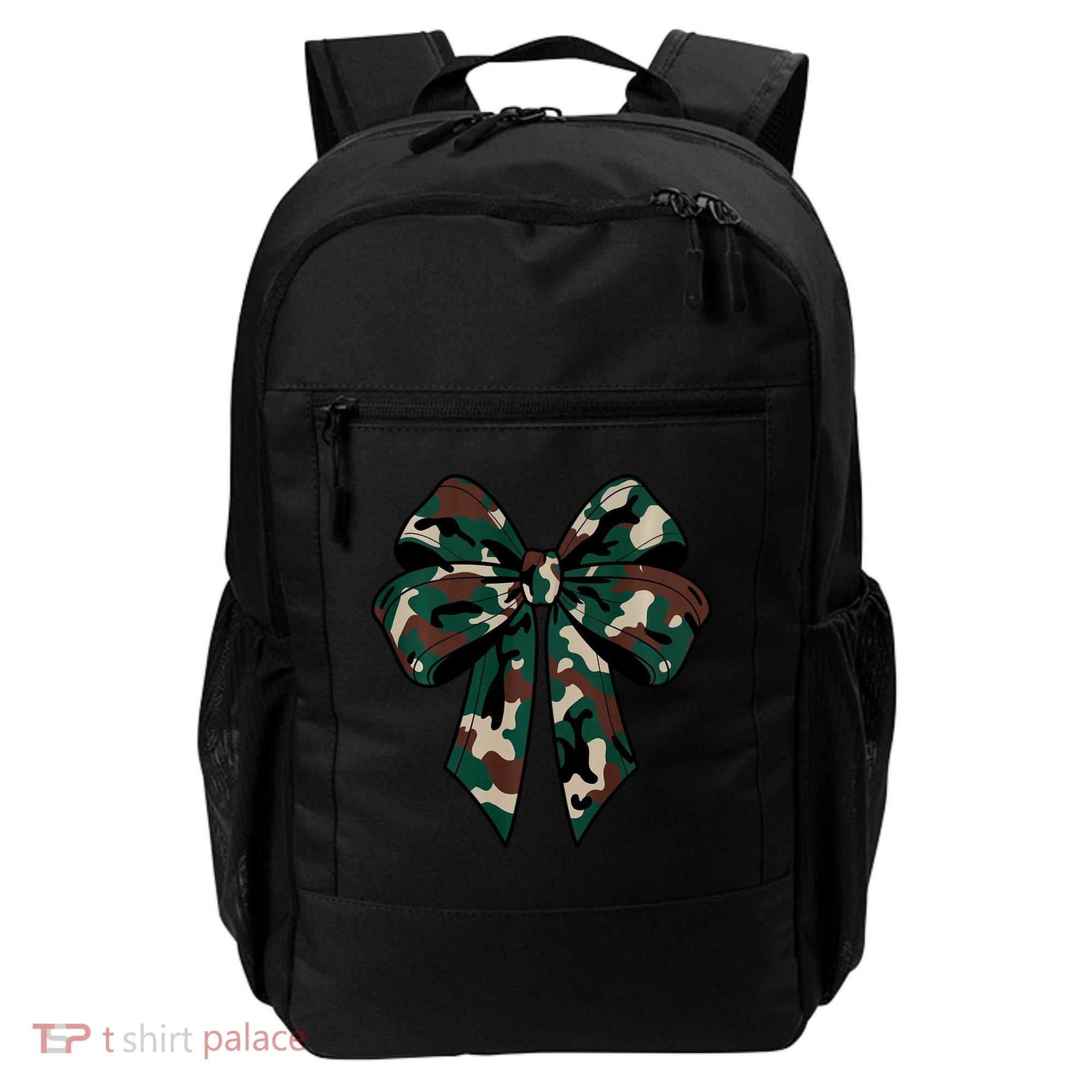Coquette Bow Camouflage Backpack