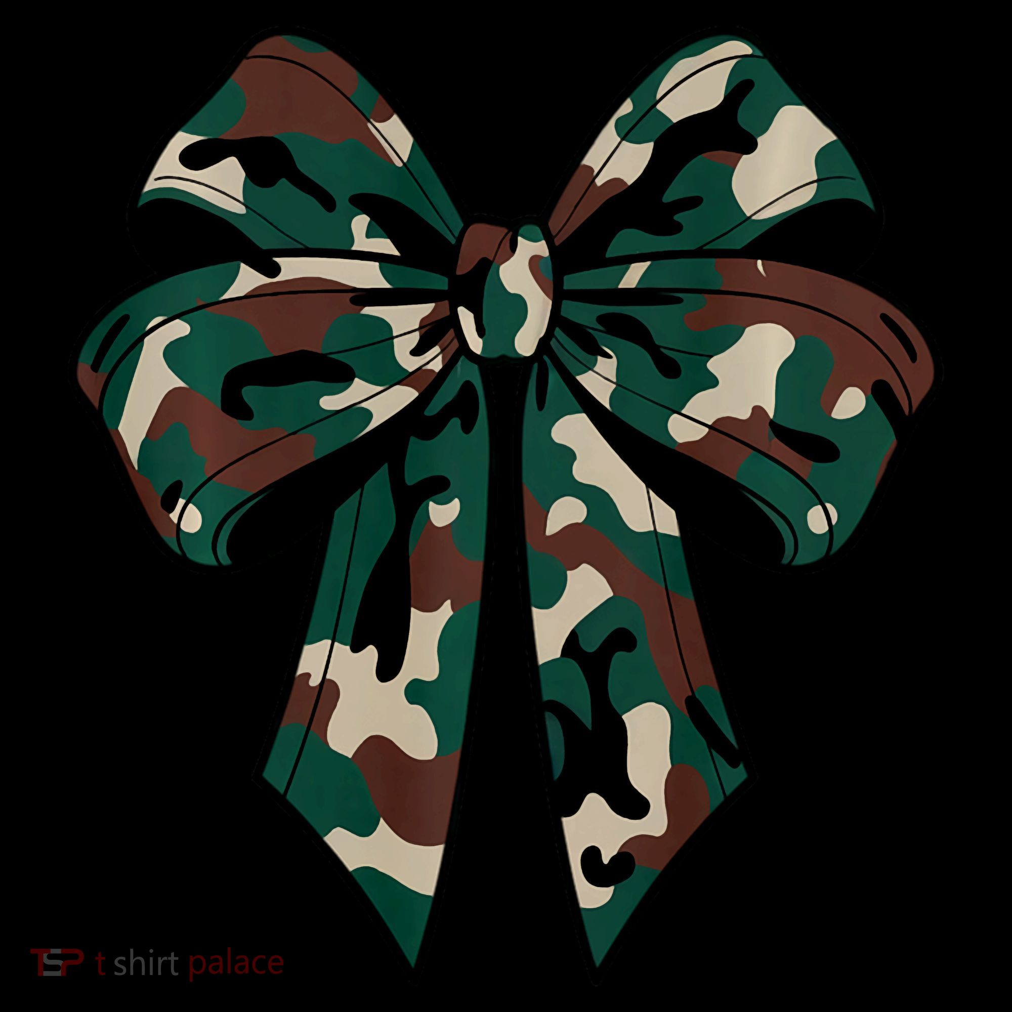 Coquette Bow Camouflage Backpack