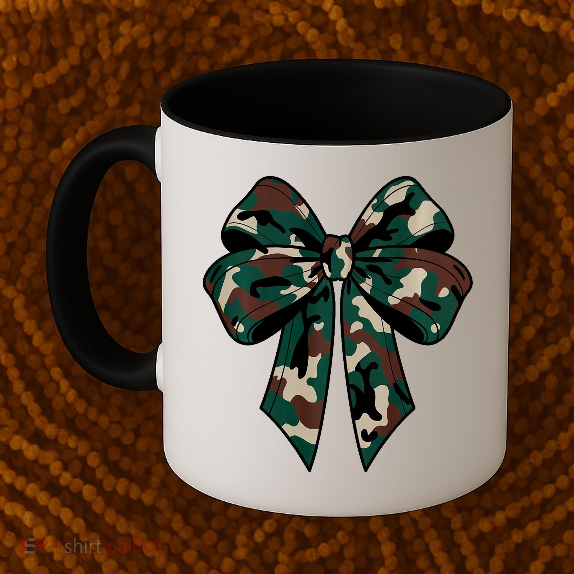 Coquette Bow Camouflage Coffee Mug