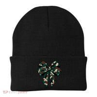 Coquette Bow Camouflage Beanie thumb 0