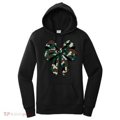 Coquette Bow Camouflage Women's Hoodie