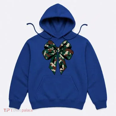 Coquette Bow Camouflage Hoodie