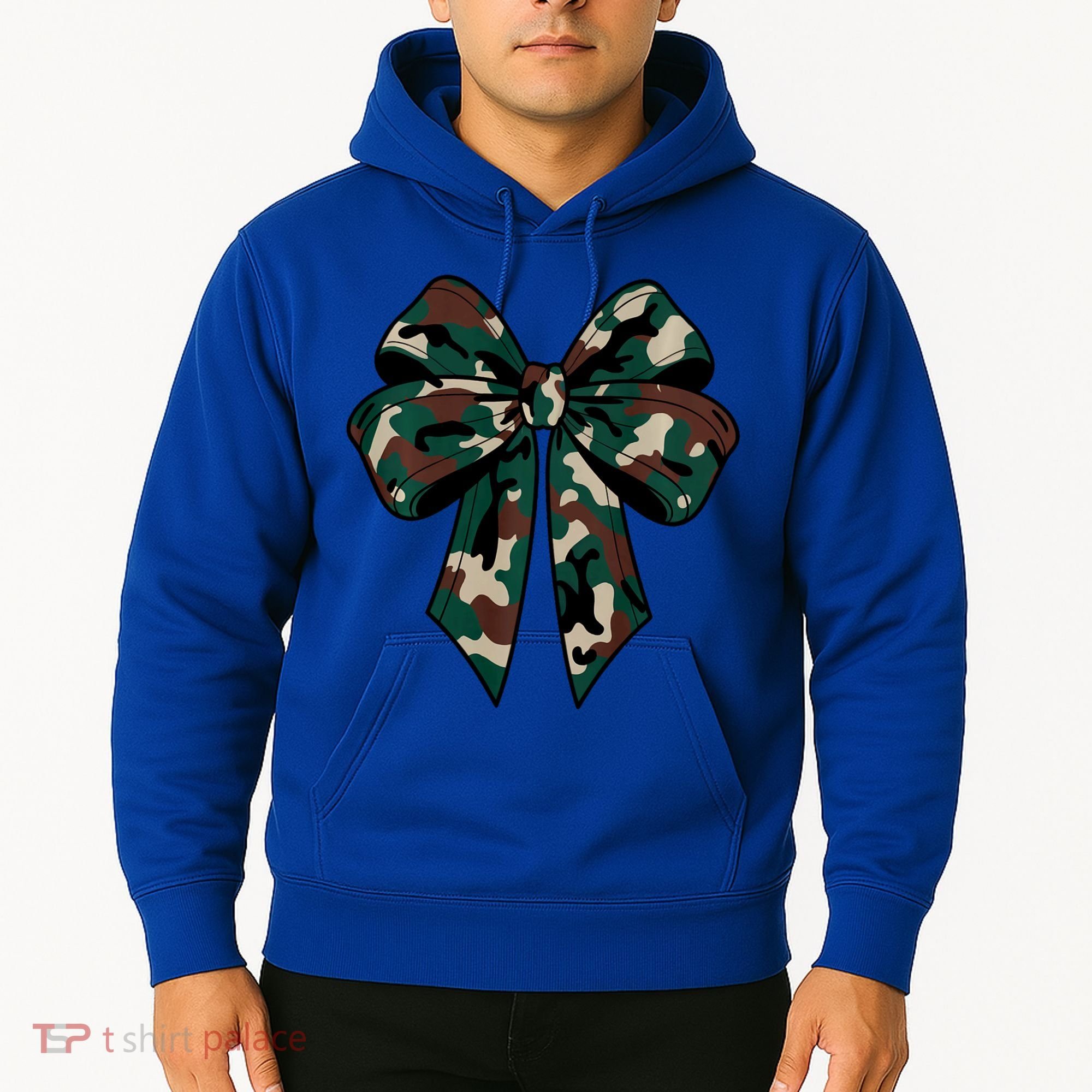 Coquette Bow Camouflage Hoodie