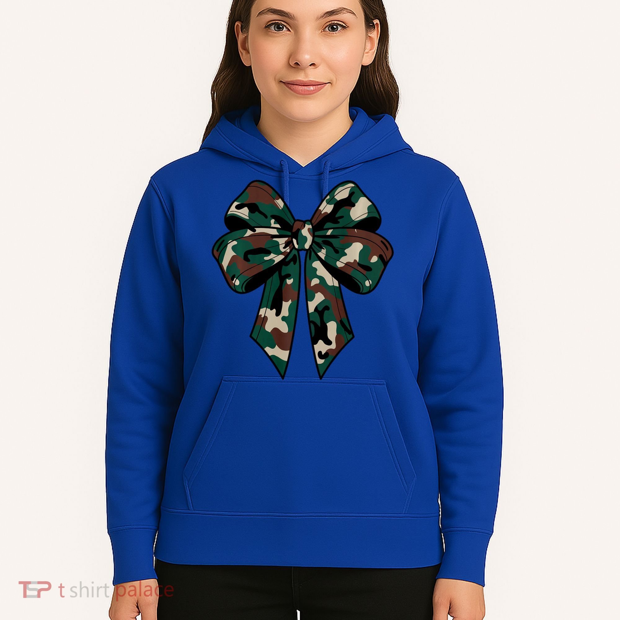 Coquette Bow Camouflage Hoodie