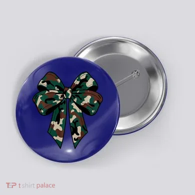 Coquette Bow Camouflage Button