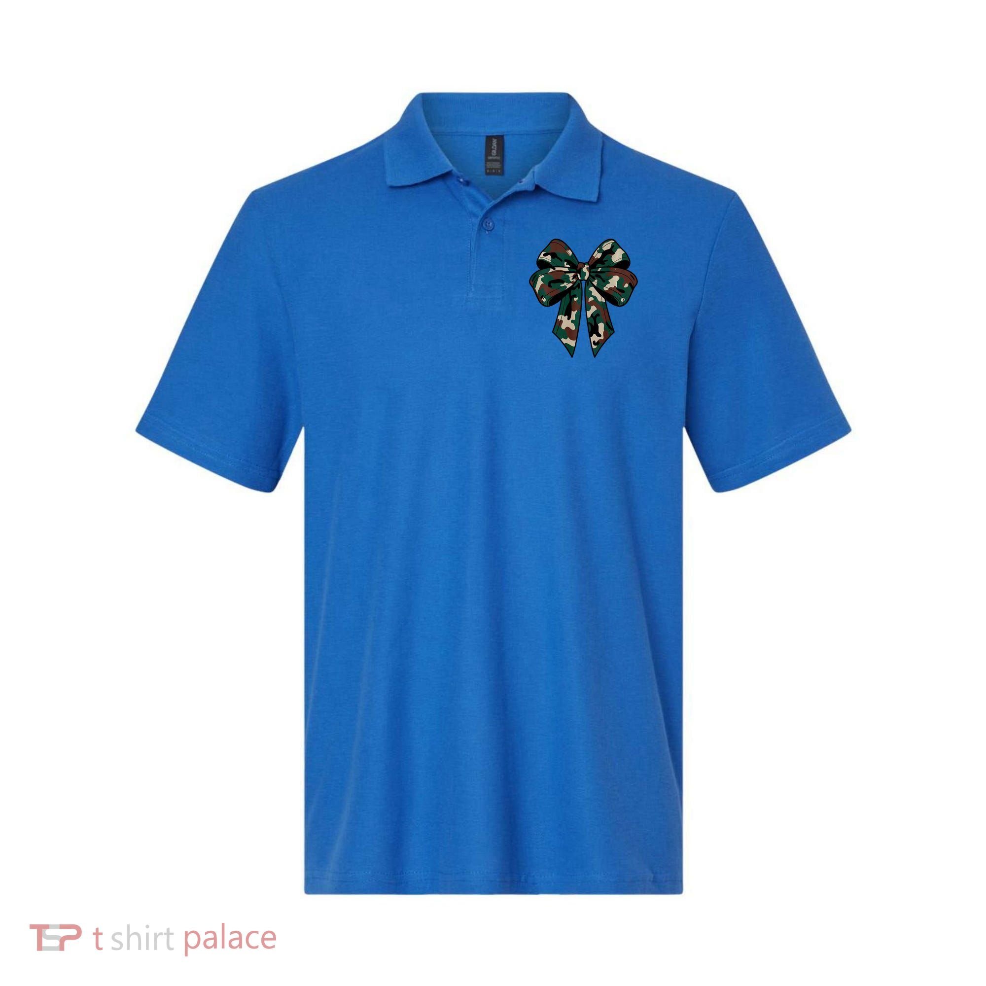 Coquette Bow Camouflage Polo