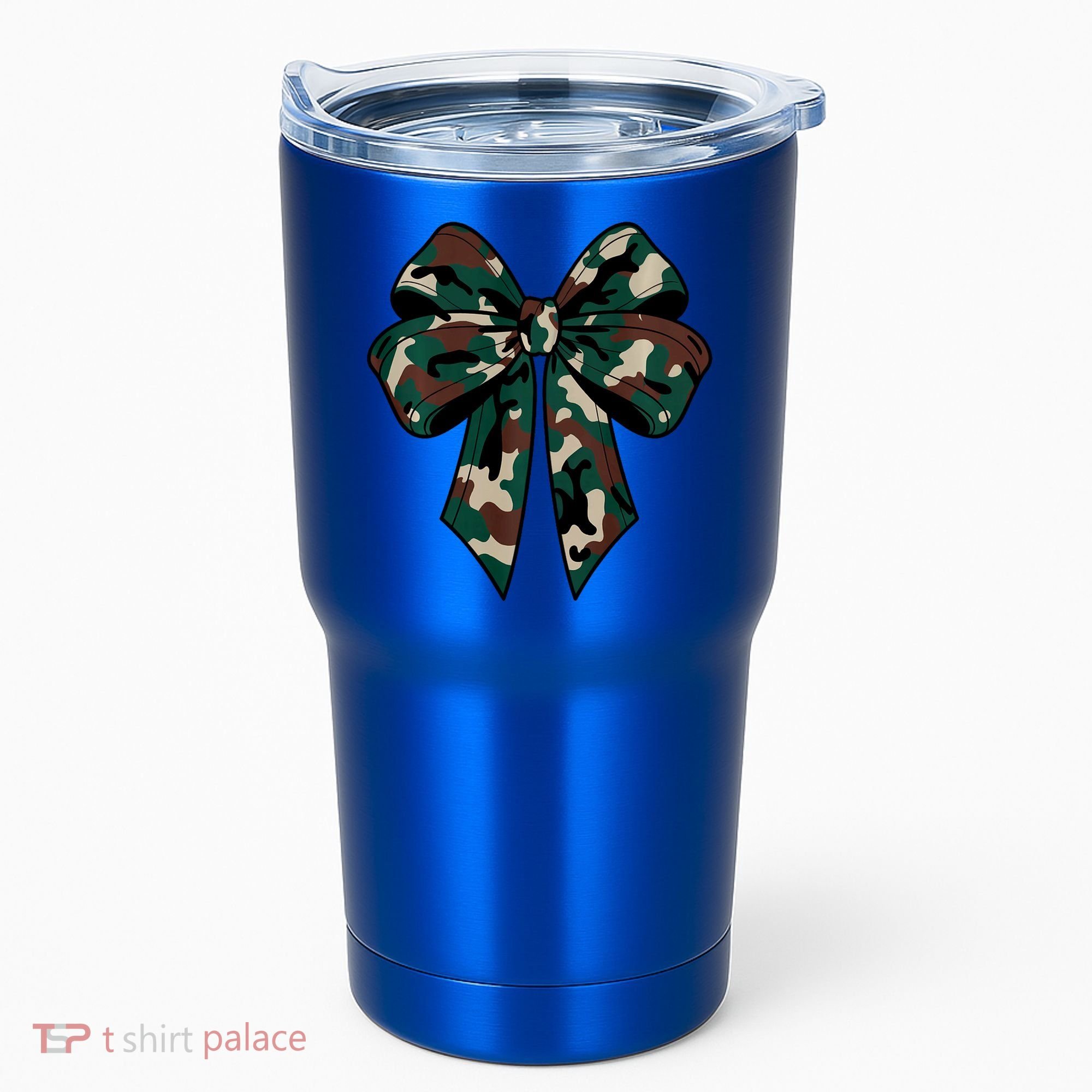 Coquette Bow Camouflage Tumbler