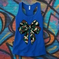 Coquette Bow Camouflage Women's Tank Top thumb 3