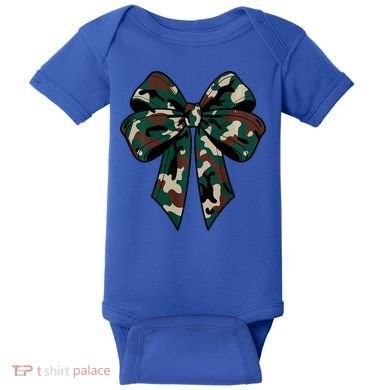 Coquette Bow Camouflage Baby Bodysuit