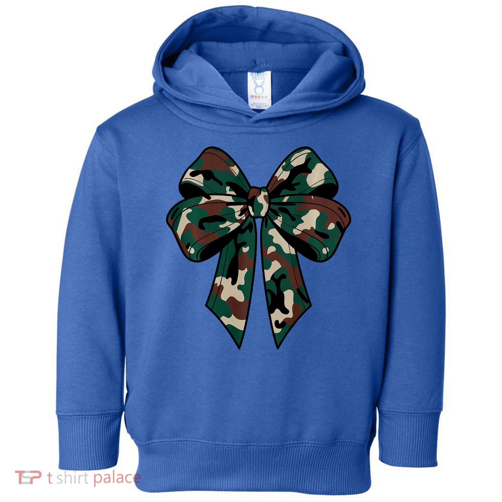 Coquette Bow Camouflage Toddler Hoodie