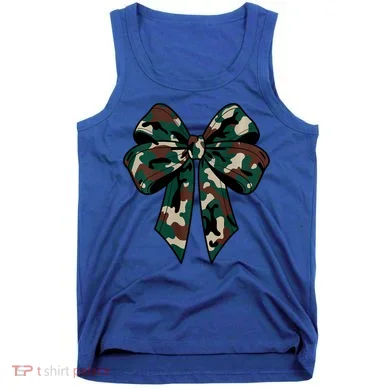 Coquette Bow Camouflage Tank Top