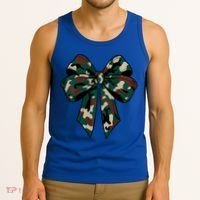 Coquette Bow Camouflage Tank Top thumb 3