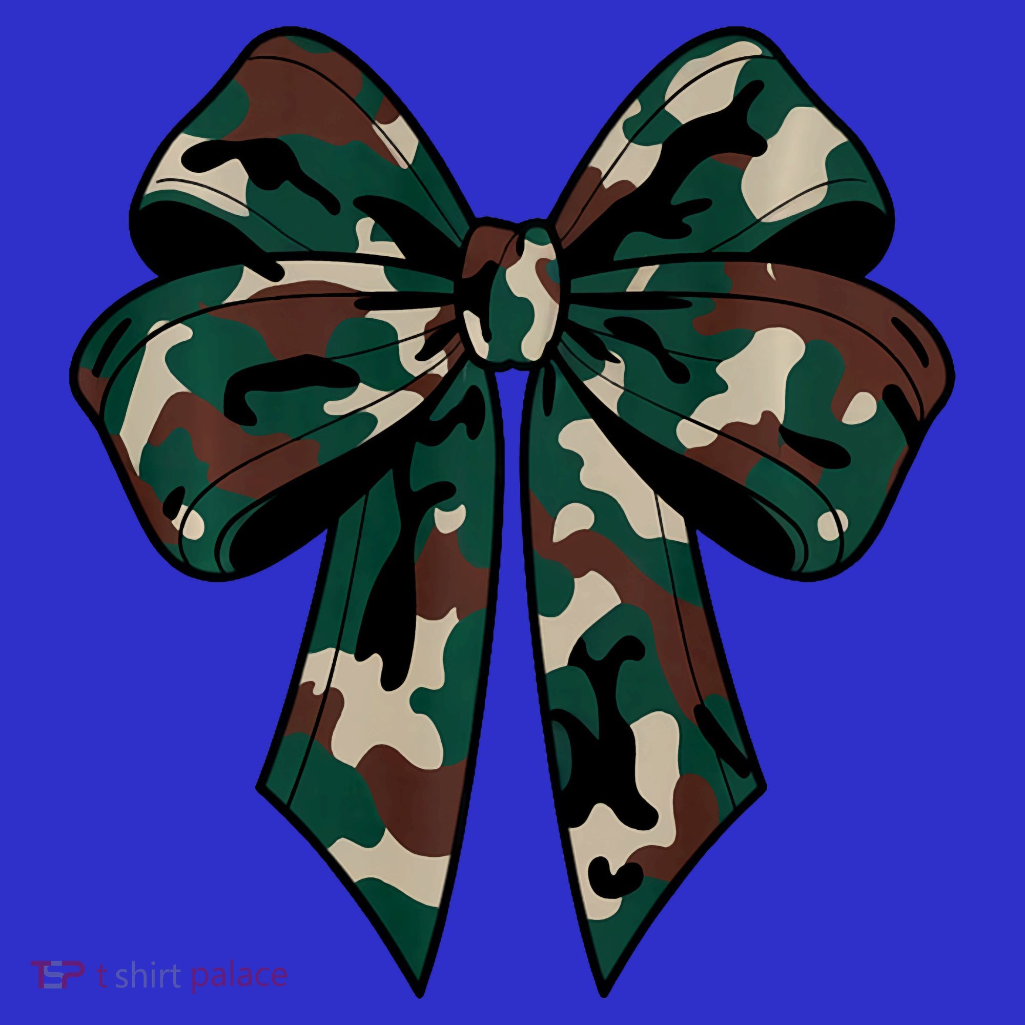 Coquette Bow Camouflage Tank Top