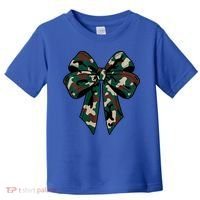 Coquette Bow Camouflage Toddler T-Shirt thumb 0