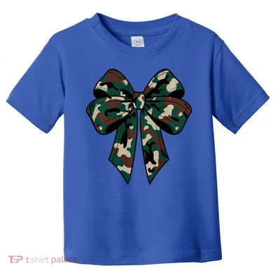 Coquette Bow Camouflage Toddler T-Shirt