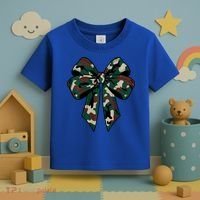 Coquette Bow Camouflage Toddler T-Shirt thumb 3