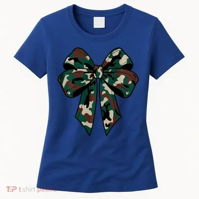 Coquette Bow Camouflage Women's T-Shirt