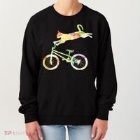 Cat Bike Cycling Bicycle Your Gift Collection Women's Sweatshirt thumb 0