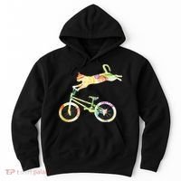 Cat Bike Cycling Bicycle Your Gift Collection Hoodie thumb 0