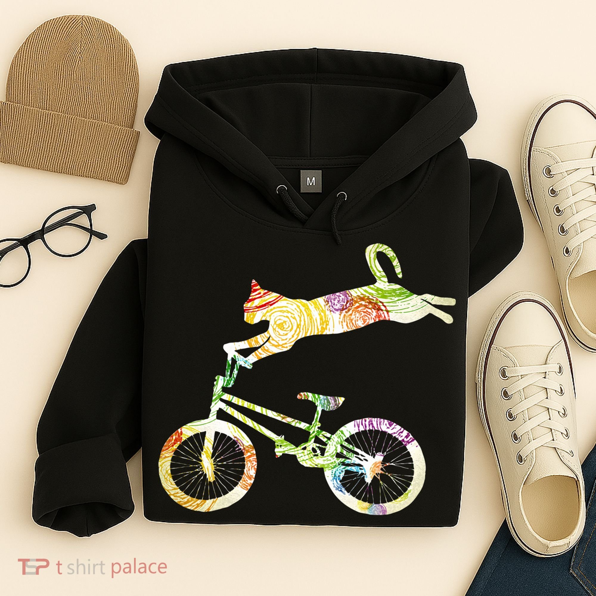 Cat Bike Cycling Bicycle Your Gift Collection Hoodie