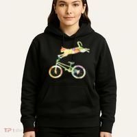 Cat Bike Cycling Bicycle Your Gift Collection Hoodie thumb 5