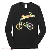 Cat Bike Cycling Bicycle Your Gift Collection Long Sleeve Shirt thumb 0