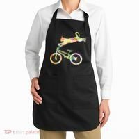Cat Bike Cycling Bicycle Your Gift Collection Apron thumb 2