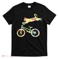 Cat Bike Cycling Bicycle Your Gift Collection T-Shirt thumb 0