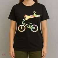 Cat Bike Cycling Bicycle Your Gift Collection T-Shirt thumb 4