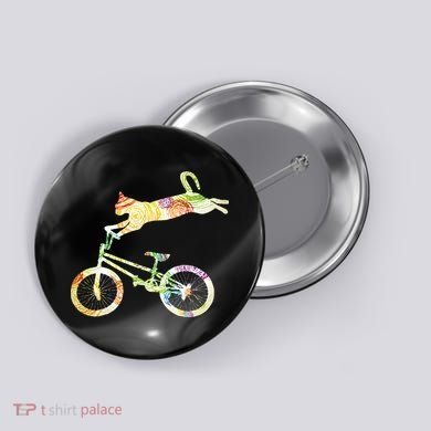 Cat Bike Cycling Bicycle Your Gift Collection Button