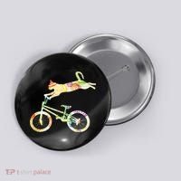 Cat Bike Cycling Bicycle Your Gift Collection Button thumb 0
